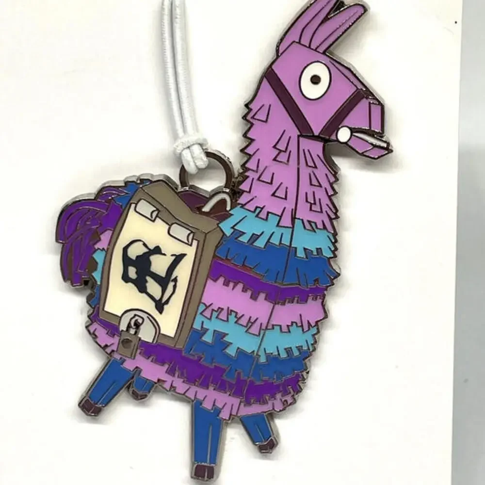 Hallmark Fortnite Loot Llama Metal Enamel Christmas Ornament 2020 NEW